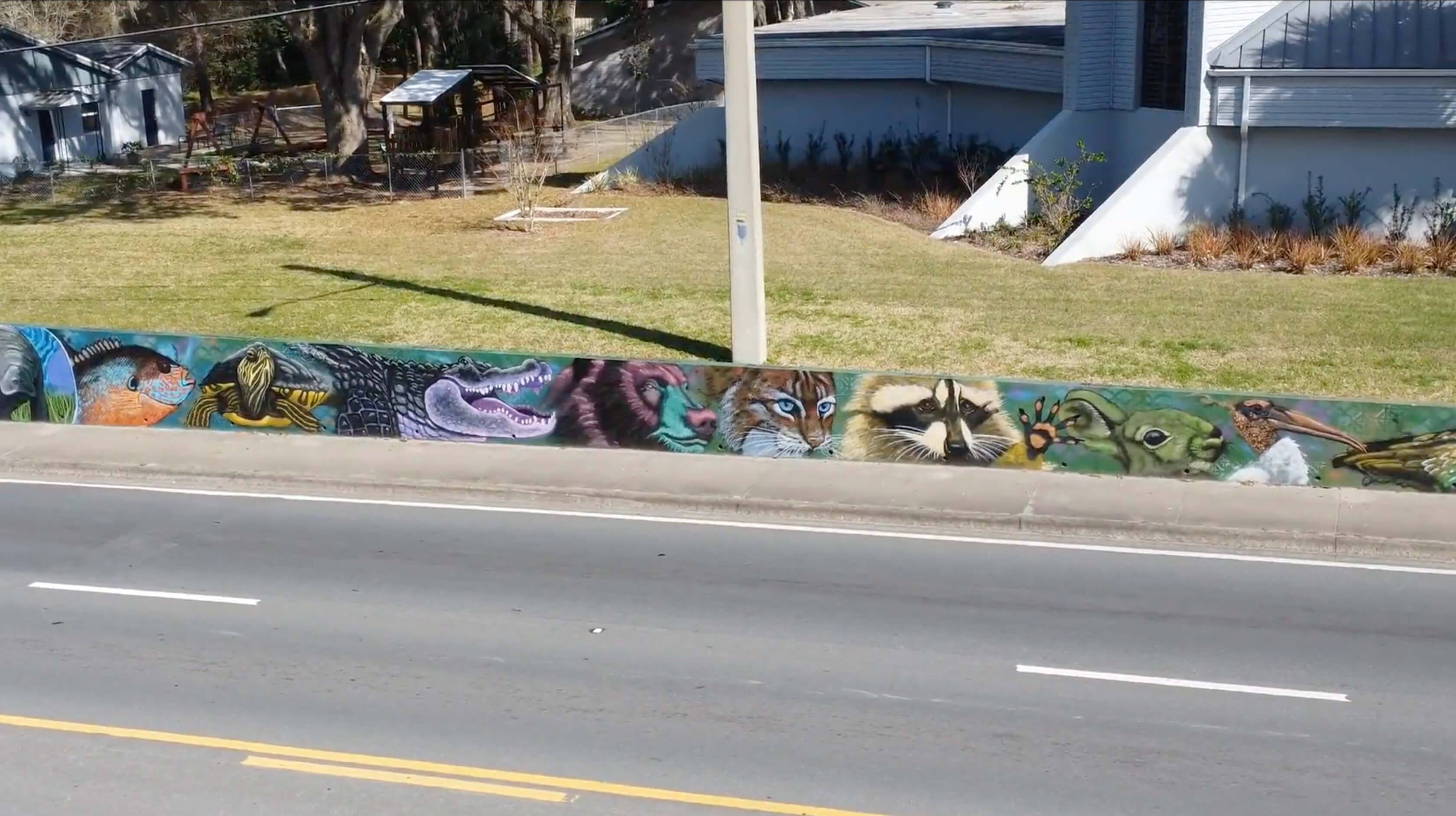 Mural by Drake Arnold for the Free the Ocklawaha Coalition