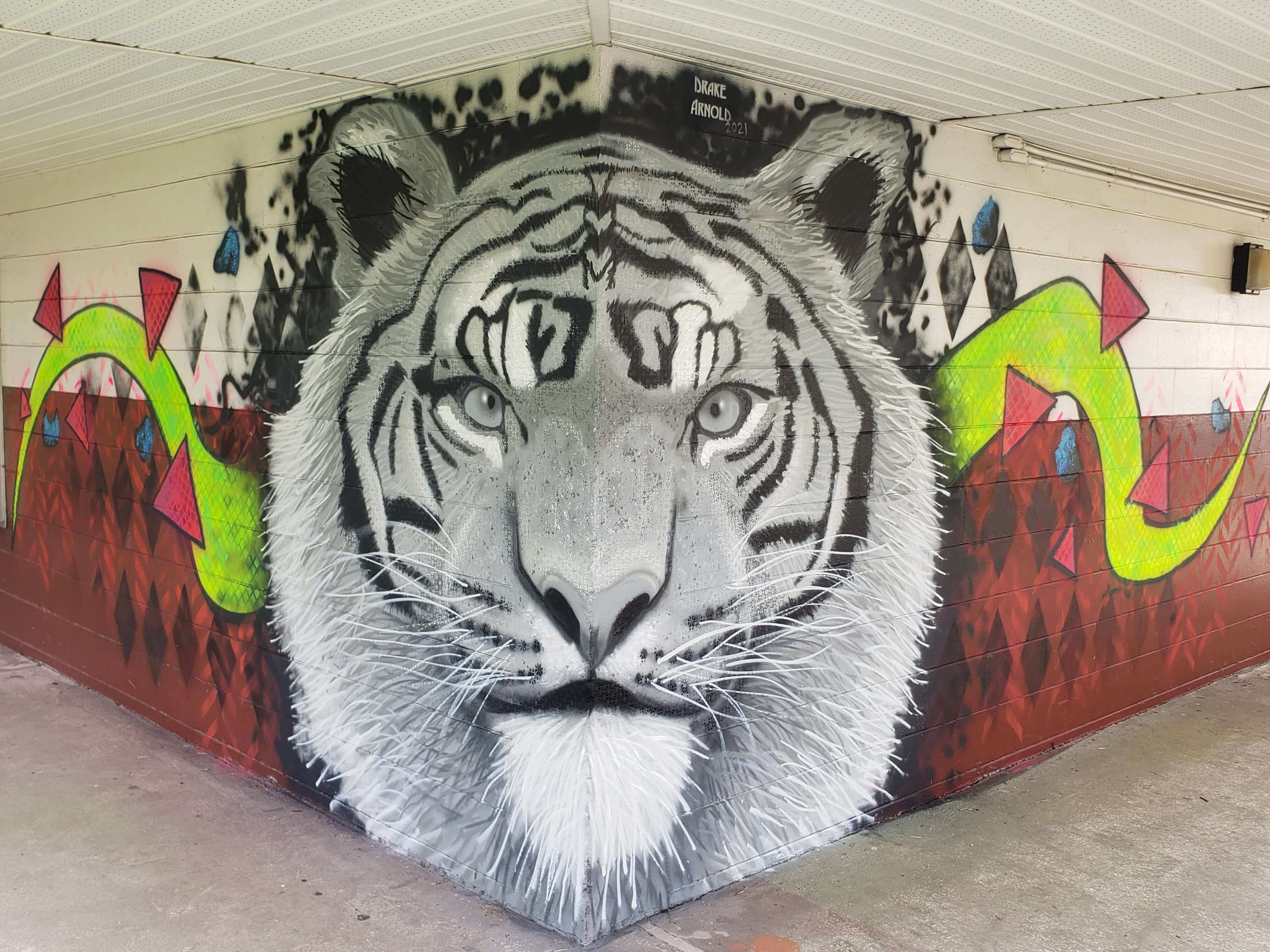 Drake Arnold Mural at Snively elementary school